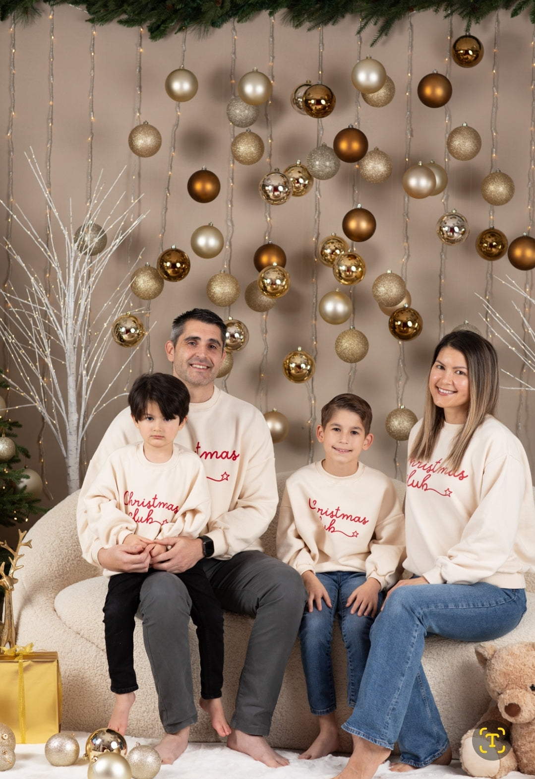 family christmas jumper set