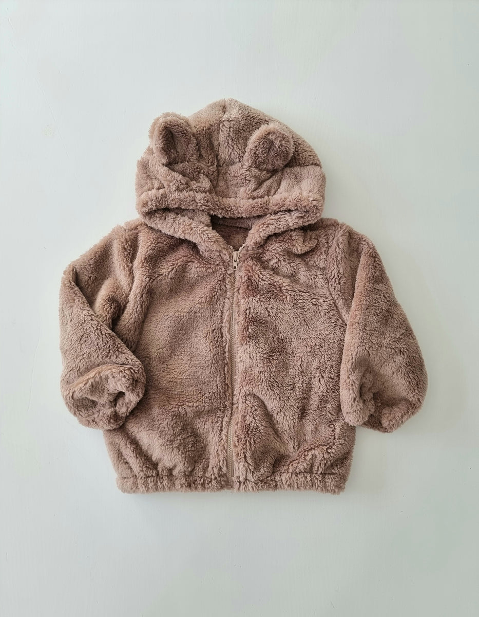 Bear jacket sale with hood