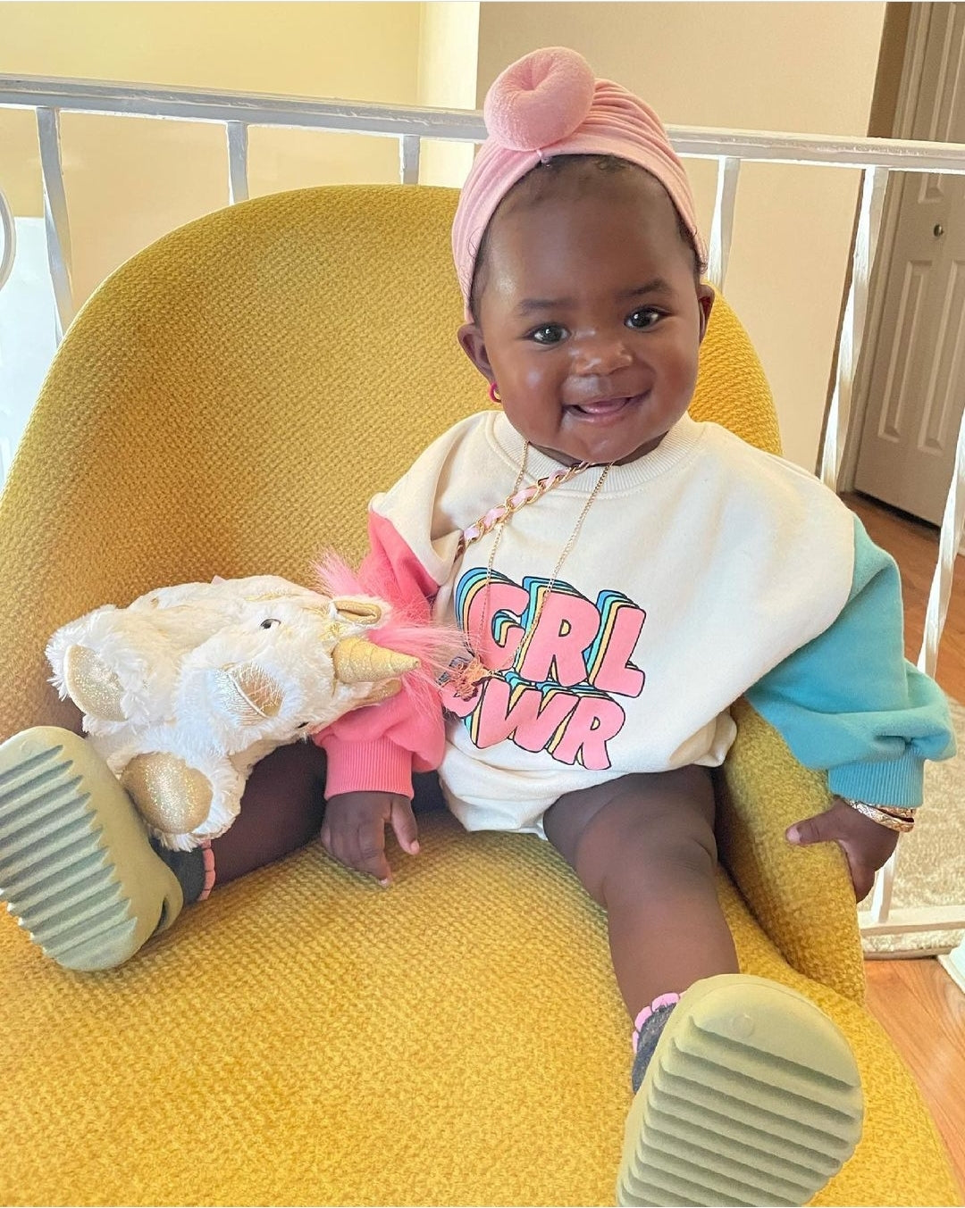 Original GRLPWR Baby Girl Romper