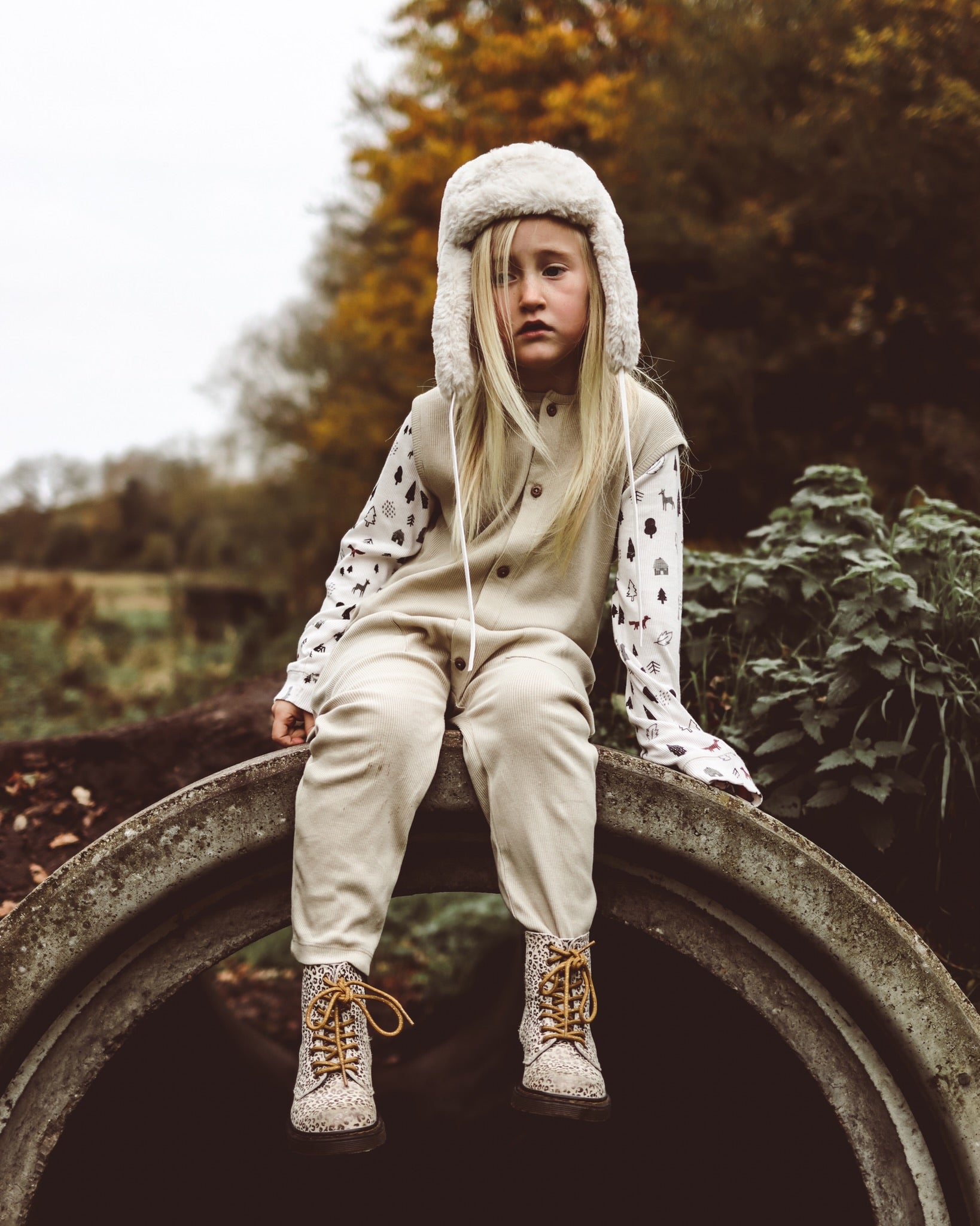 BELLABAMBINA Faux Fur Trapper Hat