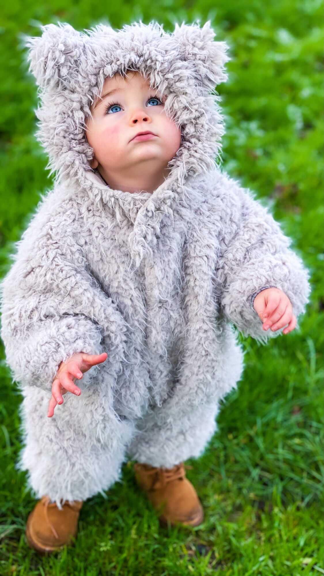 Baby fluffy sales hat